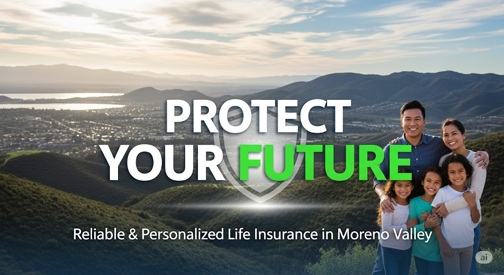 Happy family protected with personalized life insurance in Moreno Valley.