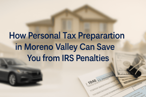 Personal Tax Preparation in Moreno Valley – Save Money and Avoid IRS Penalties
