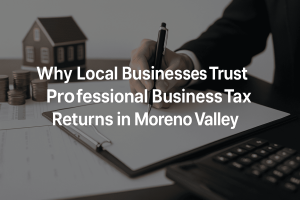 Why Local Businesses Trust Professional Business Tax Returns in Moreno Valley